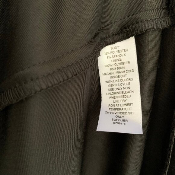 NEW‎ Botique+ black crushed velvet velour long sleeve below knee party dress - Picture 8 of 12